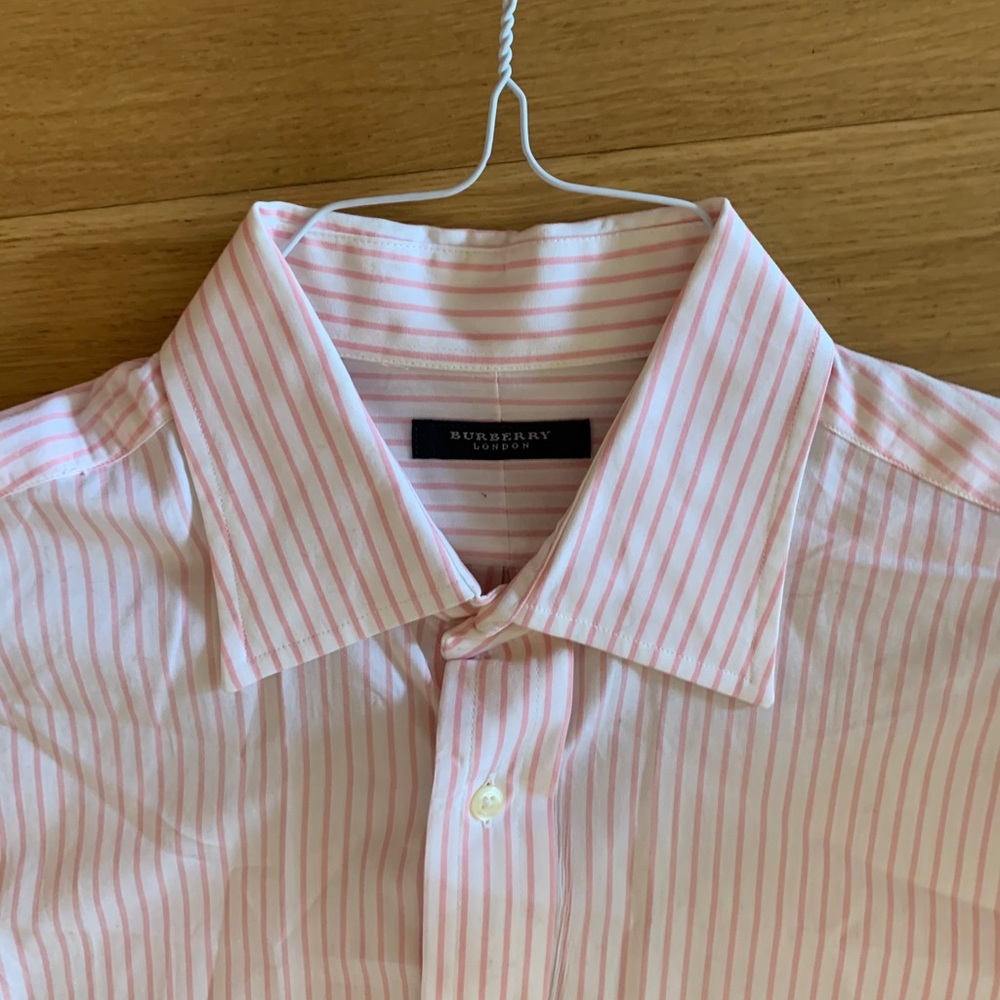 Burberry Button Down Shirt 15.5 Regular